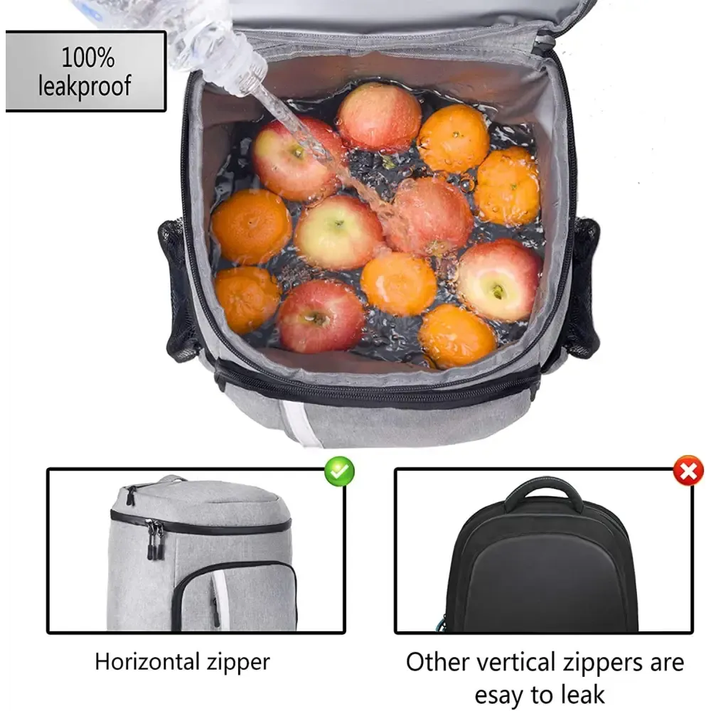 Ultimate Leakproof Insulated Backpack Cooler - Lightweight Waterproof Bag