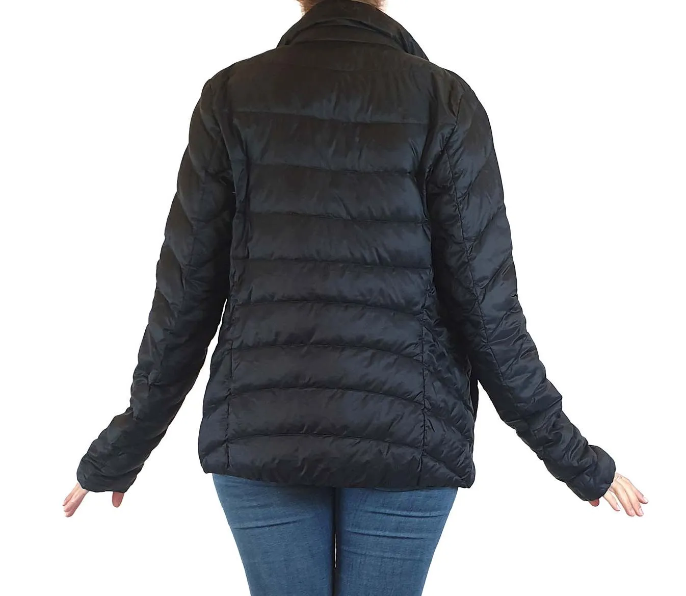 Uniqlo black light down jacket size S