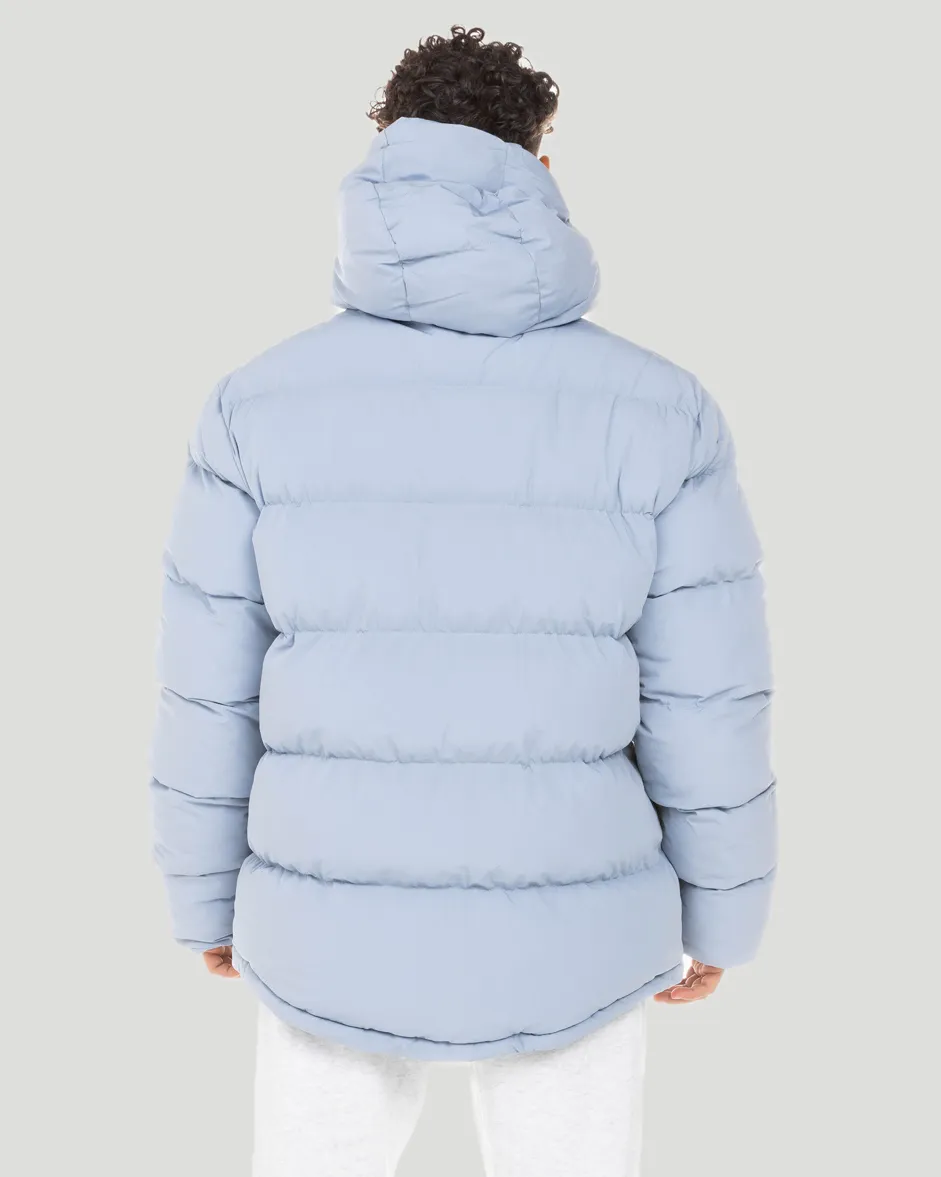 Unisex Puffer Jacket - Blue Blizzard