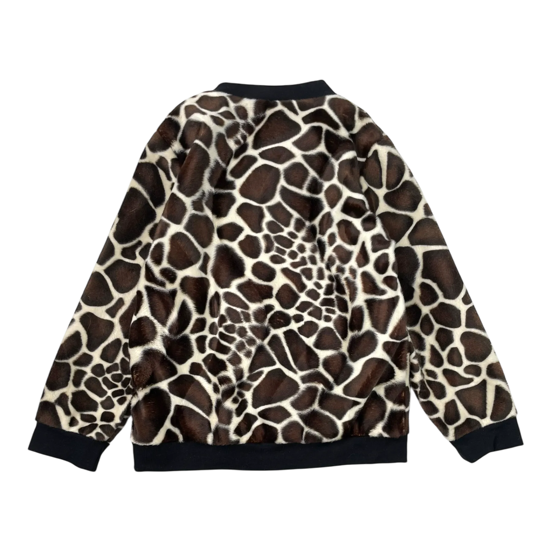 Vimma faux fur bomber jacket, giraffe | 110cm