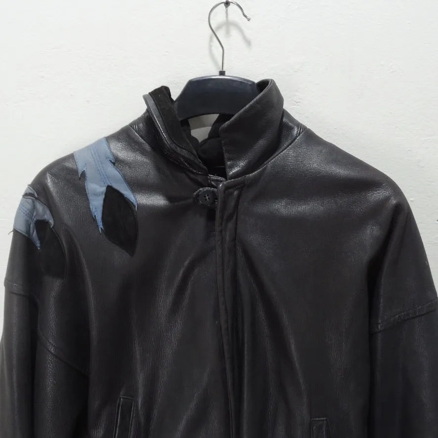 Vintage Robert Comstock Embroidered Leather Jacket