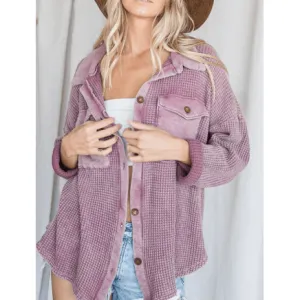 Vintage Waffle Knit Jacket