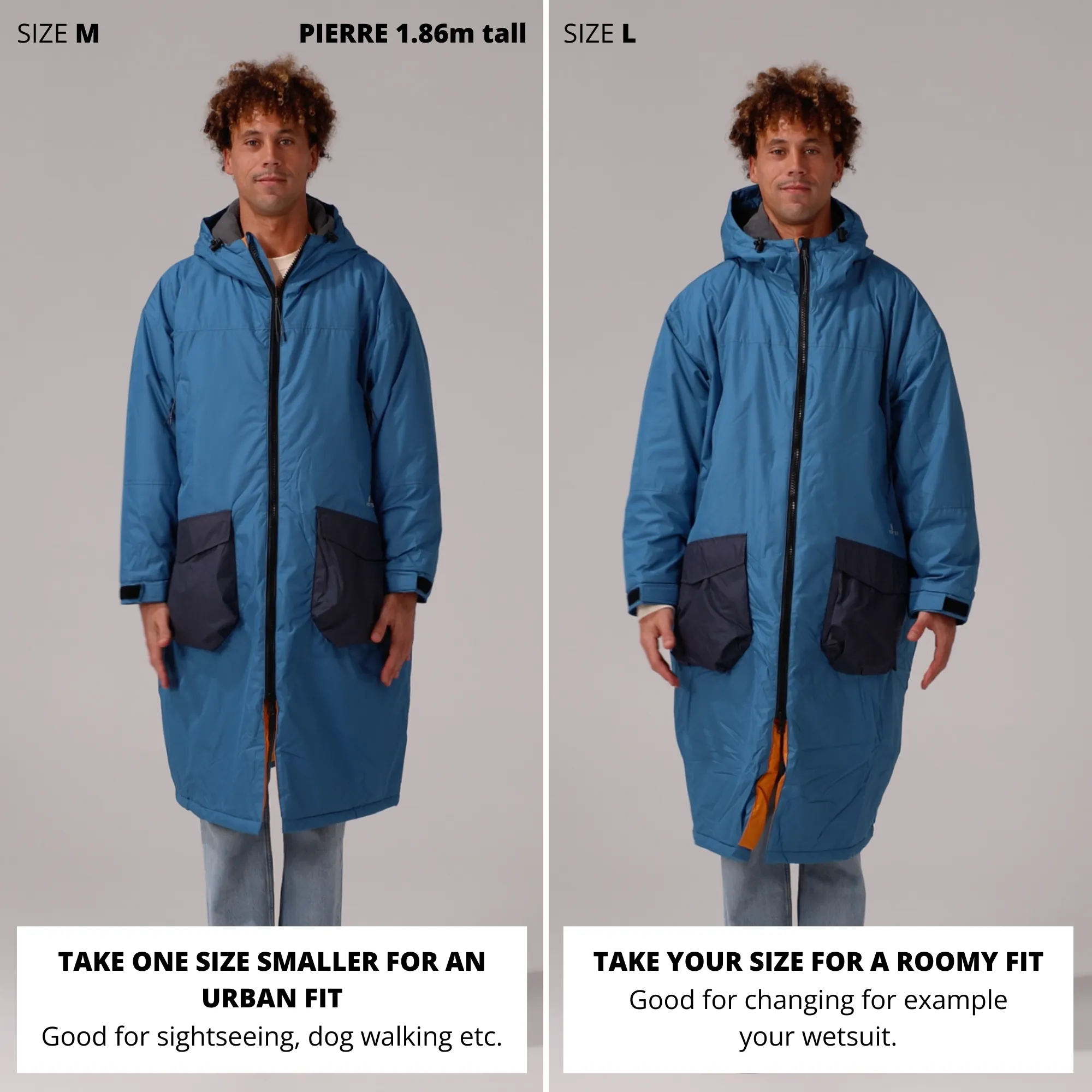 VOITED 2nd Edition Outdoor Change Robe & Drycoat for Surfing, Camping, Vanlife & Wild Swimming - An Tracks