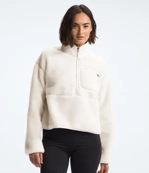 W EXTREME PILE PULL OVER - WHITE