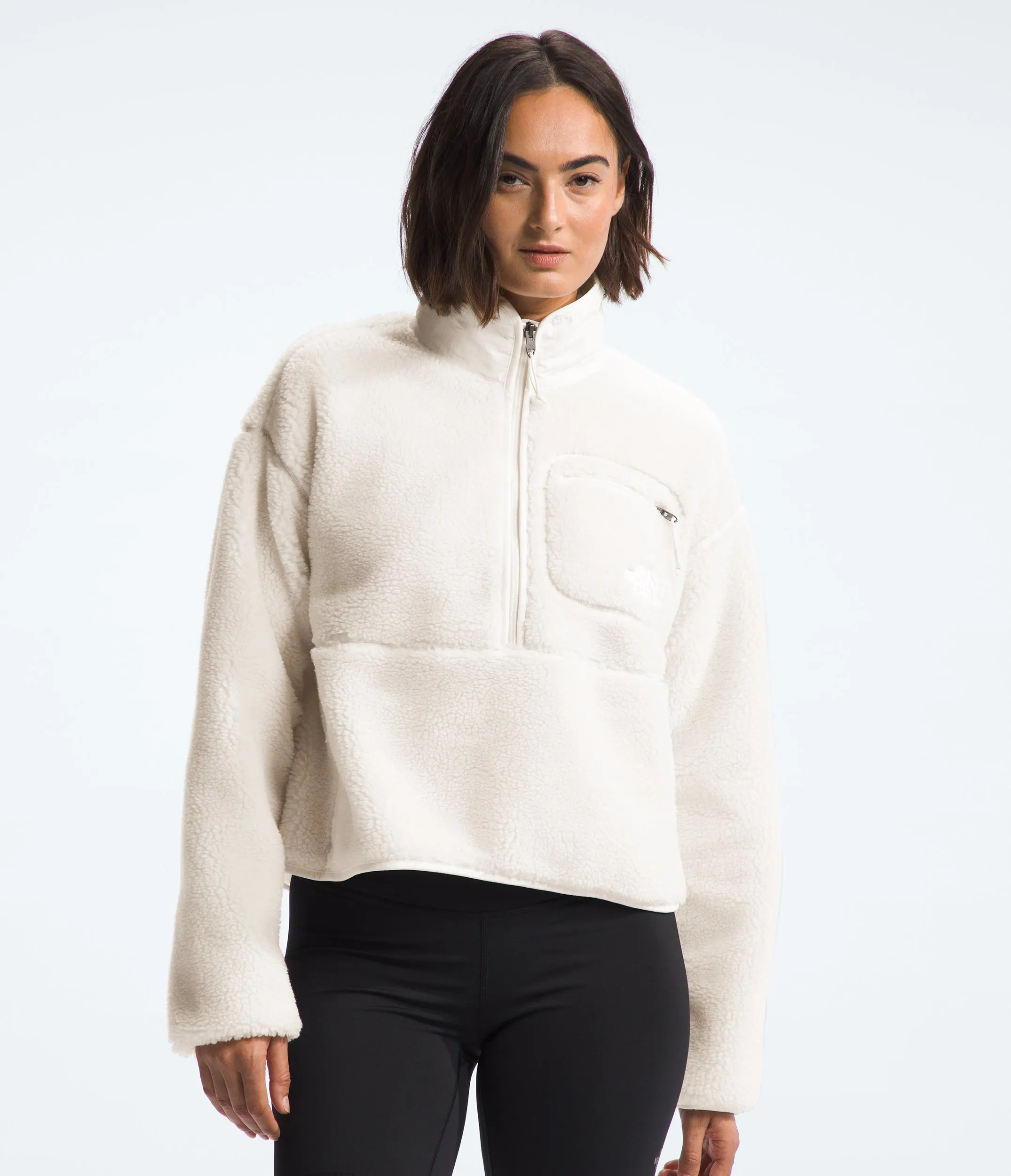 W EXTREME PILE PULL OVER - WHITE