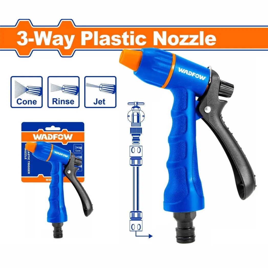 Wadfow Plastic Trigger 3 Way Nozzle - WSN1E03