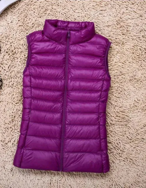 WarmNest™ | Women's Ultra Light Down Vest | Lightweight Sleeveless Puffer Jacket for Warmth & Comfort