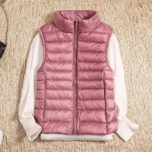 WarmNest™ | Women's Ultra Light Down Vest | Lightweight Sleeveless Puffer Jacket for Warmth & Comfort