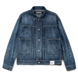 Washed Lightweight Denim Jacket | Indigo