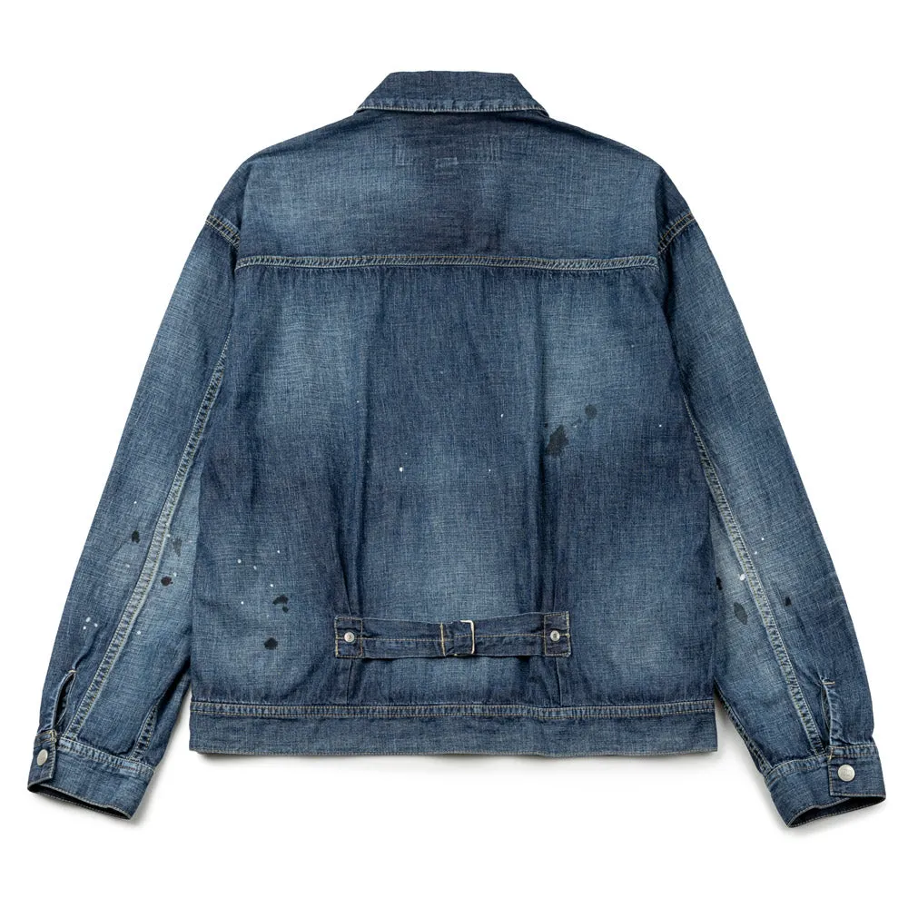Washed Lightweight Denim Jacket | Indigo