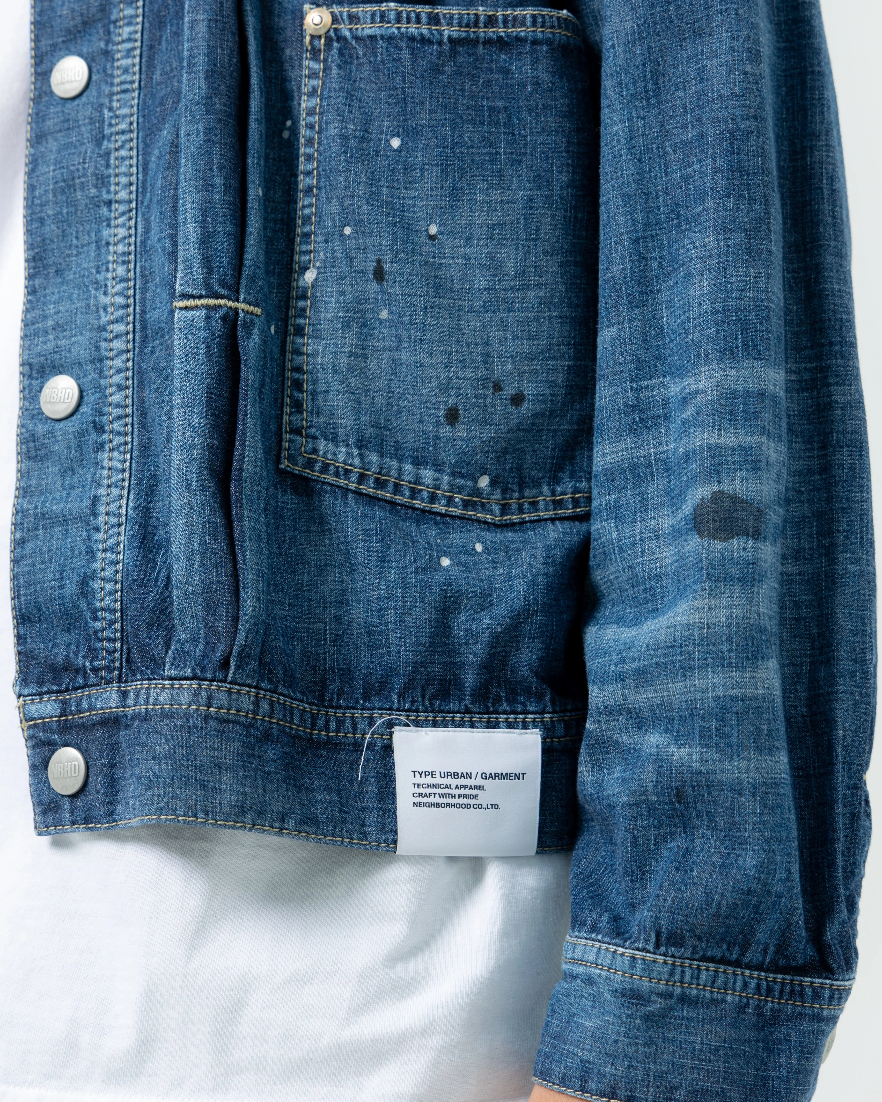 Washed Lightweight Denim Jacket | Indigo