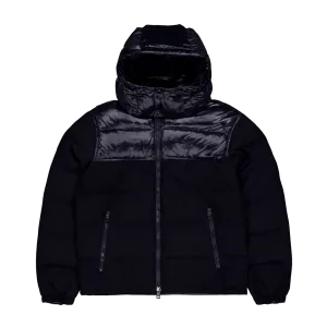 Water-Resistant Hybrid Down Jacket Collection Nvy Glsy/Navy Wl