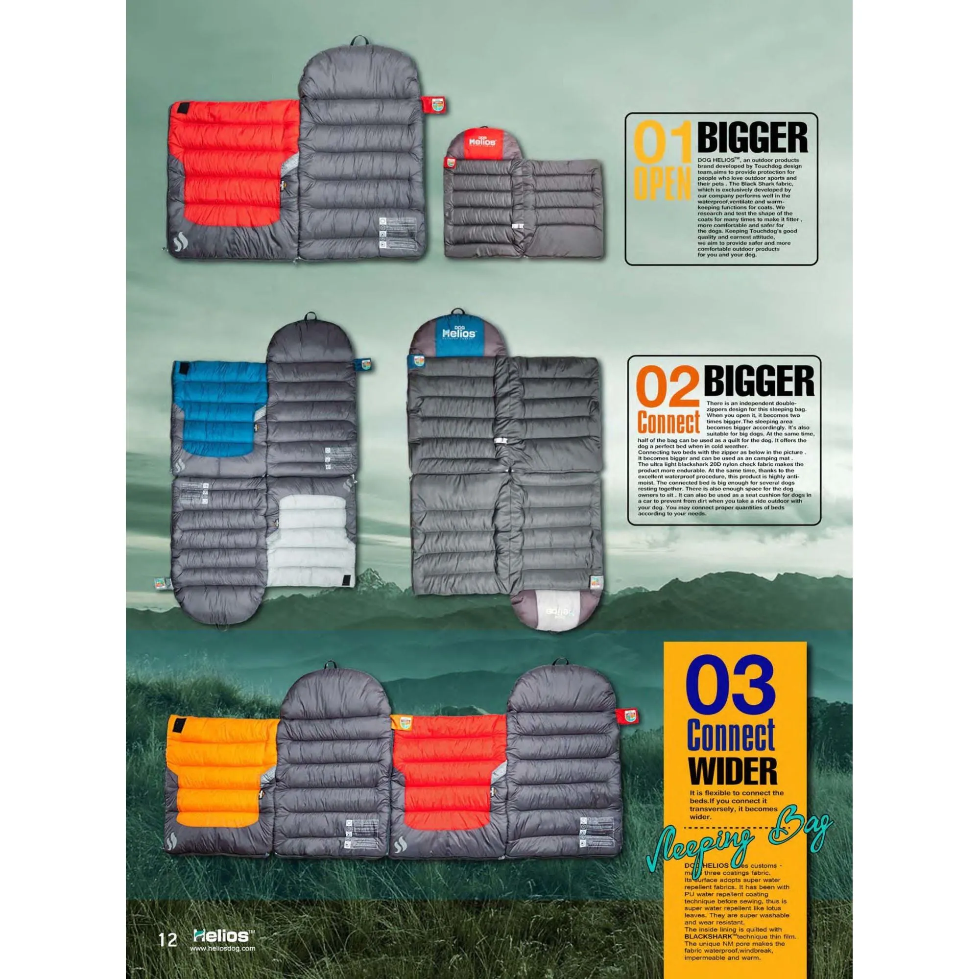 Waterproof outdoor dog bed Explorer