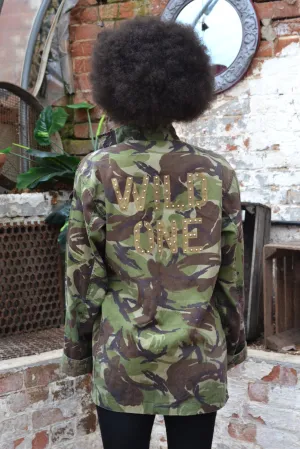 'Wild One' Green Camo Jacket