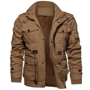 WINDPROOF INSULATED HOODED JACKET