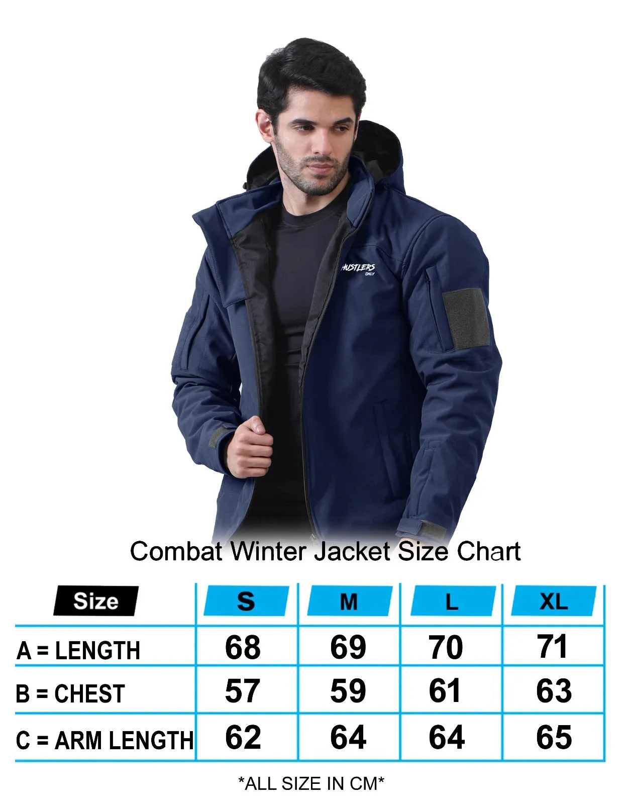 Winter Combat Jacket - Navy