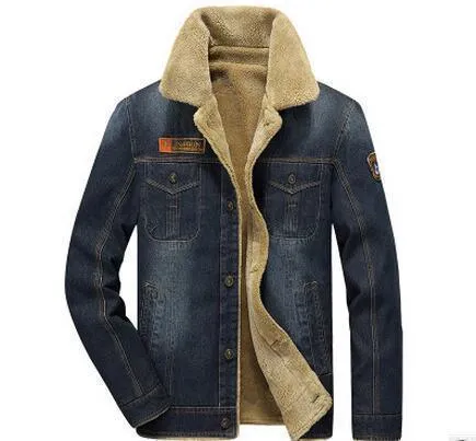 Winter Denim Jeans Jacket For Men