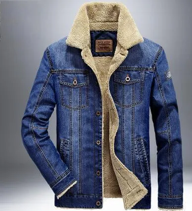 Winter Denim Jeans Jacket For Men