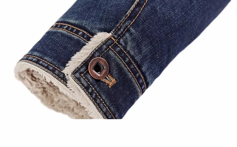 Winter Denim Jeans Jacket For Men