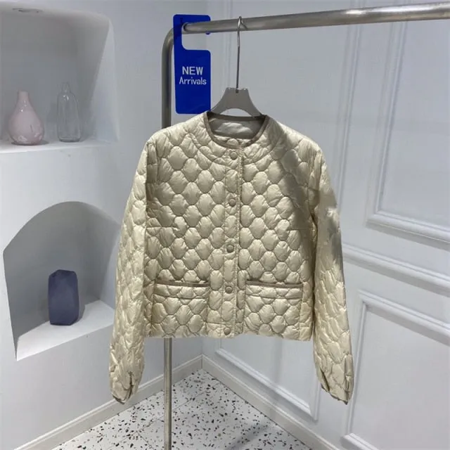 Women Fashion Light and Warm Down Jackets