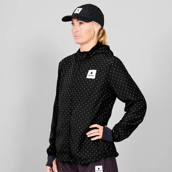 Women Polka Blaze Jacket | Reflective Black