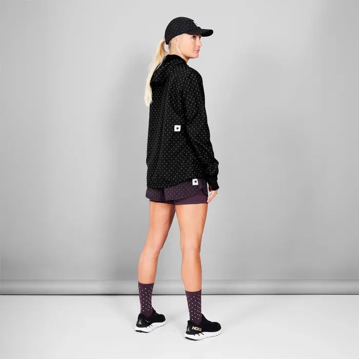 Women Polka Blaze Jacket | Reflective Black