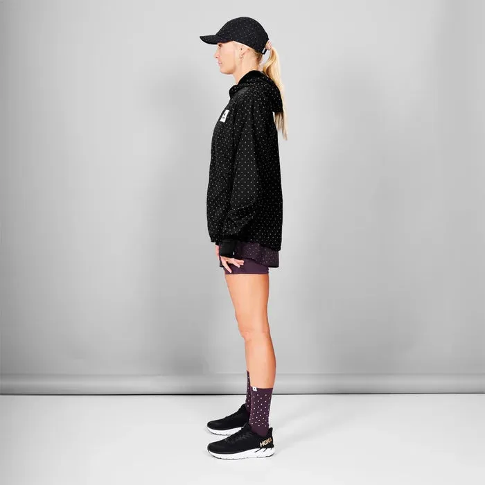 Women Polka Blaze Jacket | Reflective Black