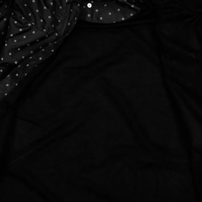 Women Polka Blaze Jacket | Reflective Black