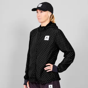 Women Polka Blaze Jacket | Reflective Black