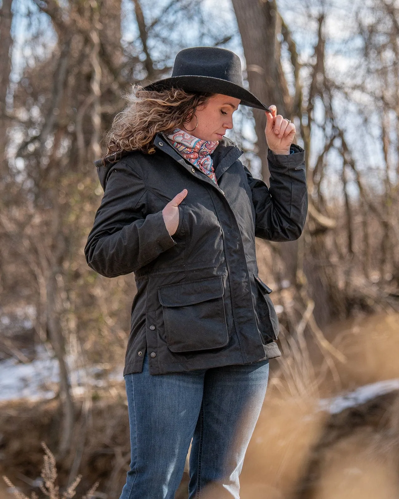 Women’s Adelaide Oilskin Jacket