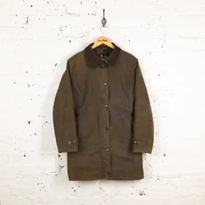 Women's Barbour Newmarket Wax Jacket - Green - Women's L