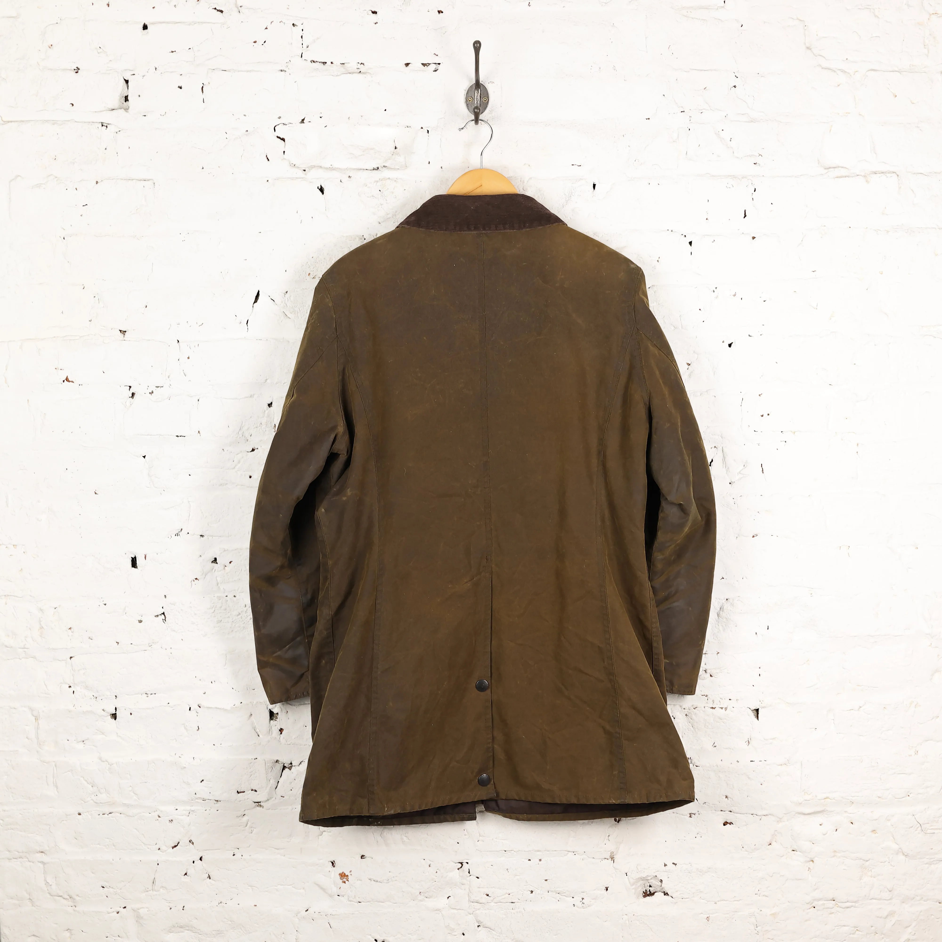 Women's Barbour Newmarket Wax Jacket - Green - Women's L