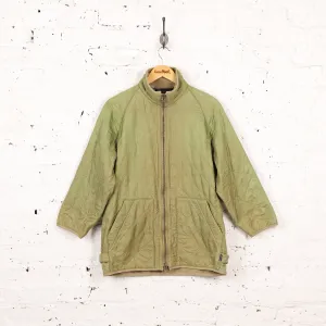 Womens Barbour Polar Quilted Jacket - Beige - Womens L