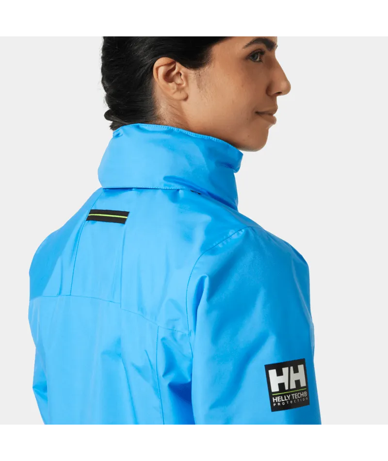 WOMEN'S CREW HOODED MIDLAYER JACKET 2.0 - CYAN