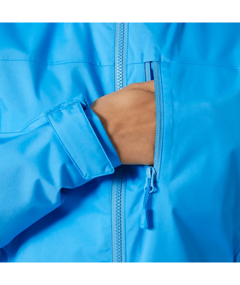 WOMEN'S CREW HOODED MIDLAYER JACKET 2.0 - CYAN