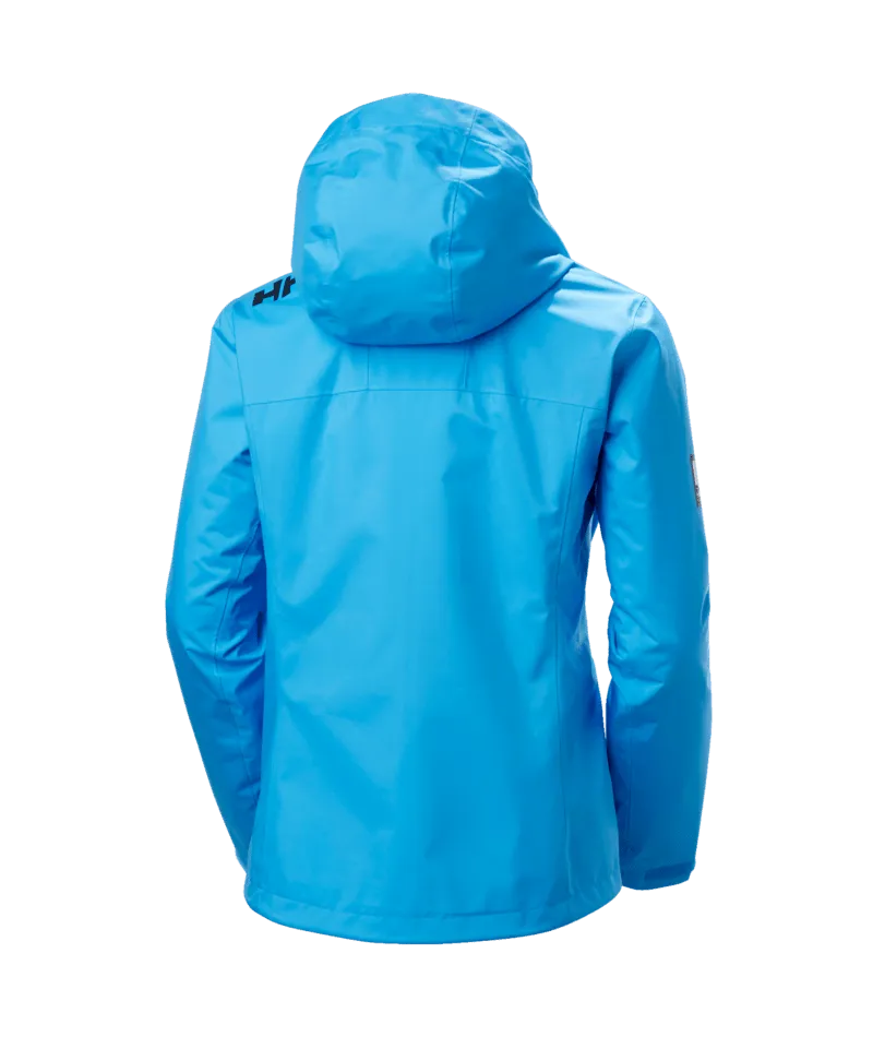 WOMEN'S CREW HOODED MIDLAYER JACKET 2.0 - CYAN