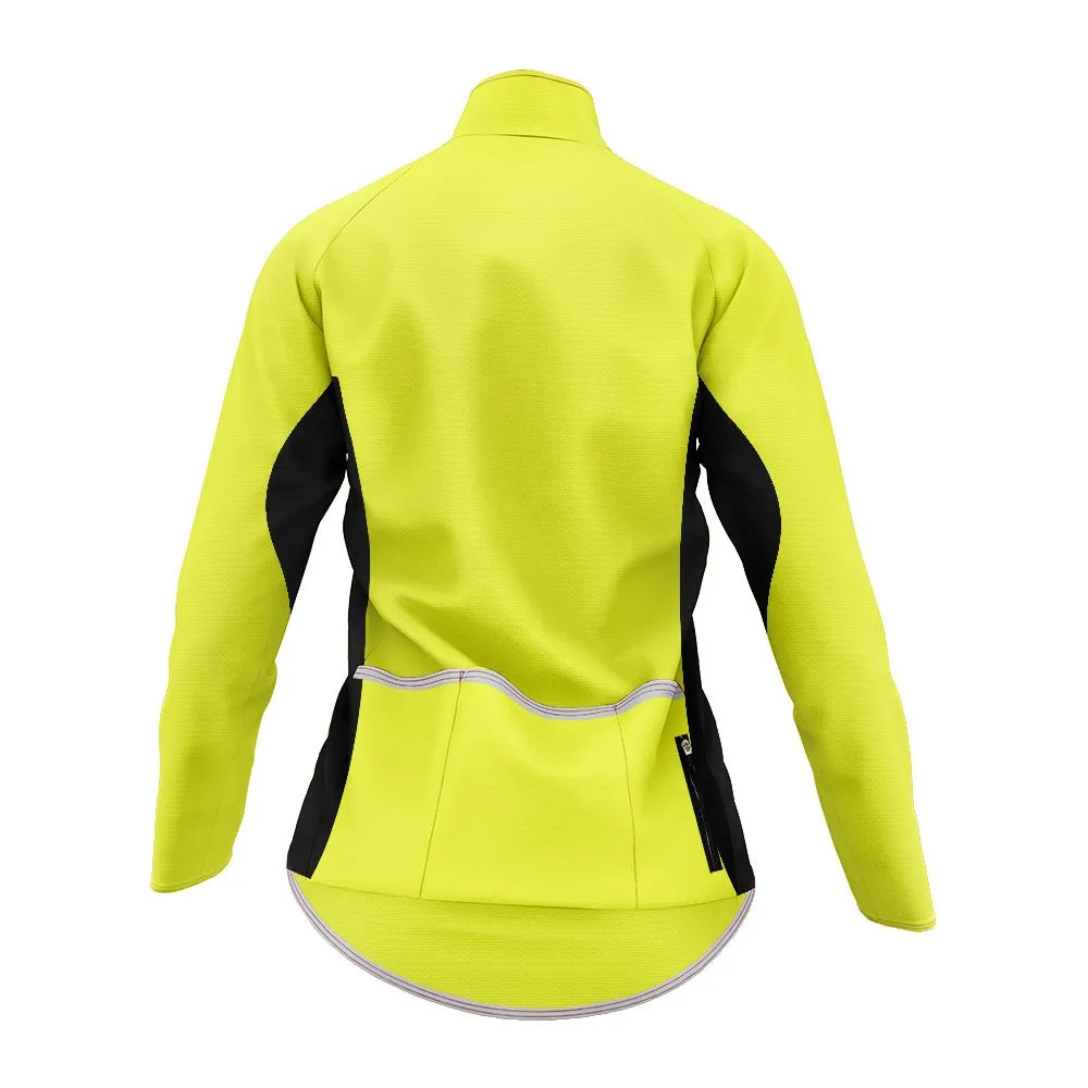 Womens Plain Hi-Vis Tor Winter Cycling Jacket