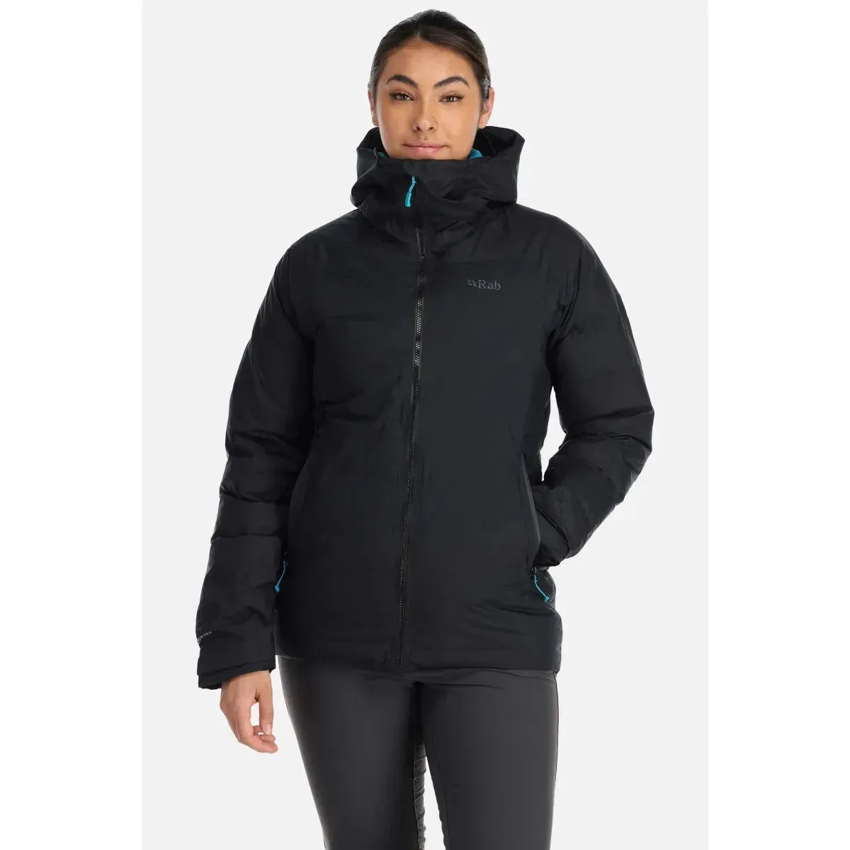 Womens Rab Valiance Waterproof Down Jacket