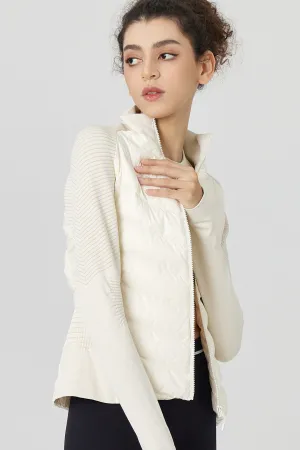 Women's Seamless Knit Goose Down Jacket