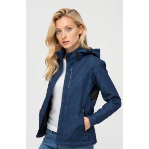Women's Stylish Printed Hooded Jacket | Lightweight