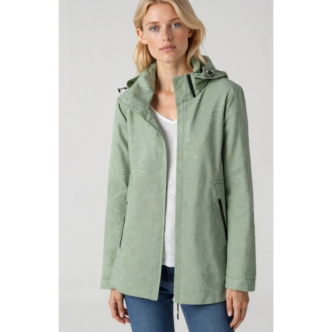 Women's Stylish Printed Hooded Jacket | Lightweight