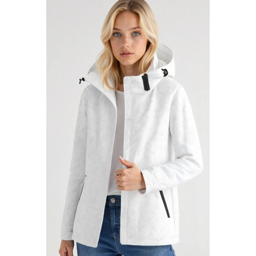 Women's Stylish Printed Hooded Jacket | Lightweight