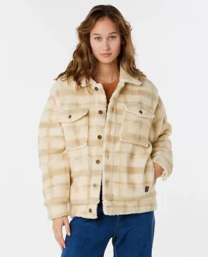 Women's Sunrise Session Sherpa Lined Button Up Jacket