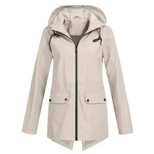 Women's waterproof zip-up coat, Tamara