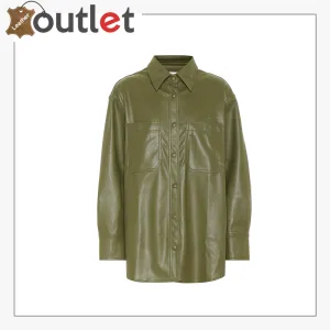 Yoyo faux leather shirt